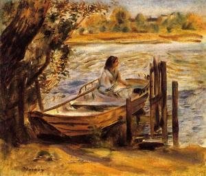 Pierre Auguste Renoir - Young Woman In A Boat Aka Lise Trehot