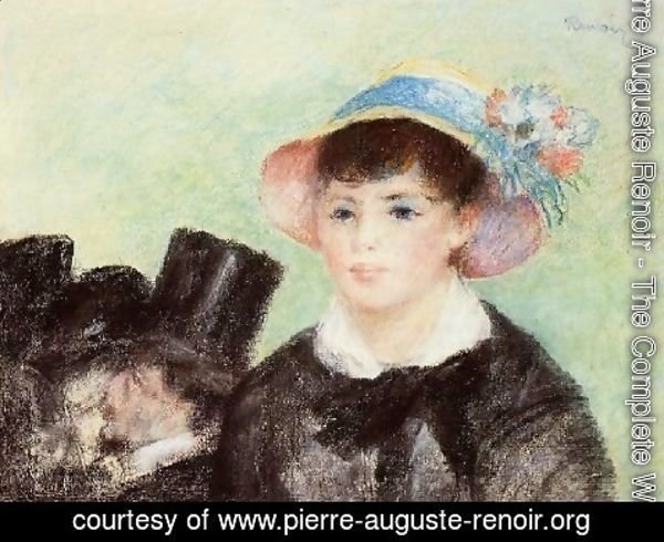 Pierre Auguste Renoir - Young Woman In A Straw Hat4