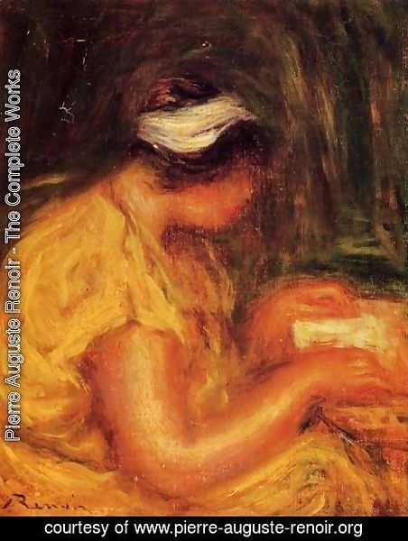 Pierre Auguste Renoir - Young Woman Reading