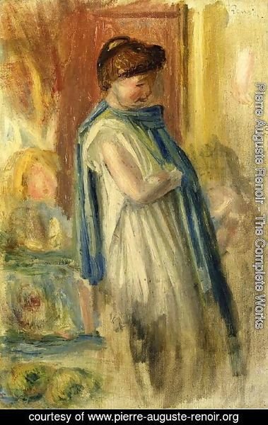 Pierre Auguste Renoir - Young Woman Standing