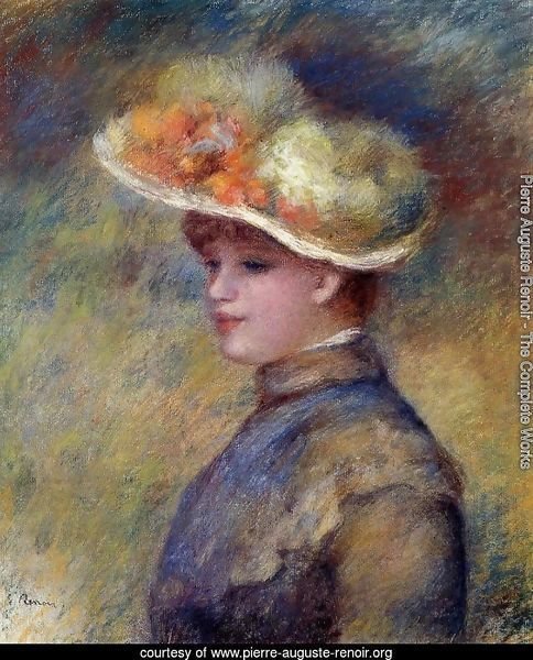 Young Woman Wearing A Hat