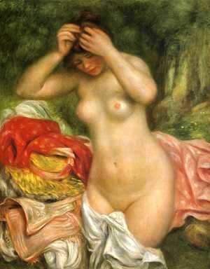 Pierre Auguste Renoir - Bather Arranging Her Hair